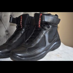 Prada shoe (sneakers) Black/High Cut/9.5/10